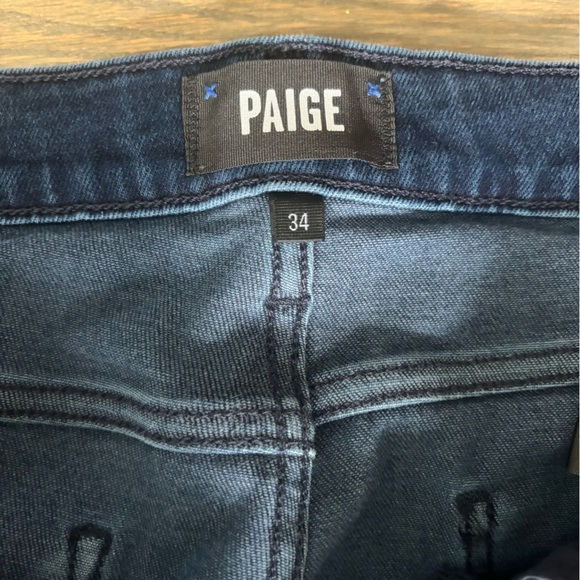 PAIGE Lennox Slim Fit Blue Jeans Men’s size 34 - Picture 3 of 7